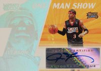 2005 Topps Luxury Box One Man Show Autograph #AI Allen Iverson Basketball Card
