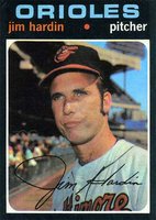 1971 Topps #491 Jim Hardin Baseball Card