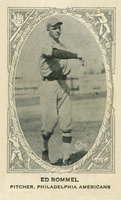 1922 Strip Card # Ed Rommel Baseball Card