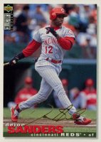 1995 Collector's Choice #425 Deion Sanders Gold Signature Baseball Card