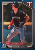 2024 Bowman Chrome Prospects #BCP204 Walker Jenkins Blue Refractor Baseball Card