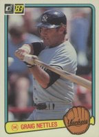 1983 Donruss #83 Graig Nettles Baseball Card