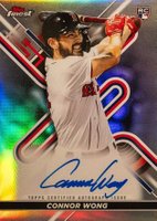2022 Topps Finest Finest Autographs #CW Connor Wong Baseball Card