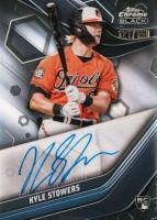 2023 Topps Chrome Black Autograph #KST Kyle Stowers Refractor Baseball Card