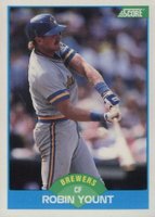 1989 Score #151 Robin Yount Baseball Card