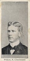 1903 Breisch-Williams (Type 1) !  # Ed Poole Cincinnati Baseball Card