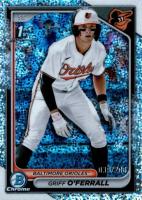 2024 Bowman Draft #BDC21 Griff O'Ferrall Chrome-Sparkle Refractor Baseball Card