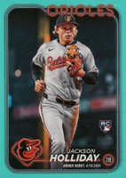 2024 Topps Update #US97 Jackson Holliday Aqua Baseball Card