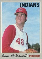 1970 Topps #650 Sam McDowell Baseball Card