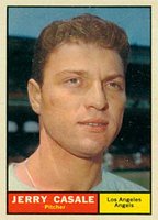 1961 Topps #195 Jerry Casale Baseball Card