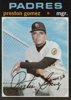 1971 Topps #737 Preston Gomez Short Print Baseball Card