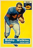 1956 Topps #95 Bobby Watkins Football Card