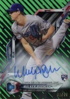 2018 Topps High Tek #HT-WB Walker Buehler Autograph-Green Baseball Card