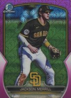 2023 Bowman Mega Box Chrome #244 Jackson Merrill Pink Baseball Card