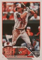 2023 Topps Complete Set #206 Gunnar Henderson All-Star Game Baseball Card