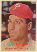 1957 Topps #241 Joe Lonnett Baseball Card