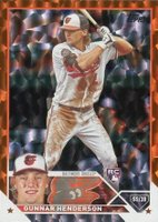 2023 Topps #206 Gunnar Henderson Orange Foil Baseball Card