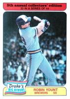 1985 Drake's #33 Robin Yount Baseball Card
