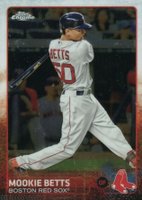 2015 Topps Chrome #67 Mookie Betts Baseball Card