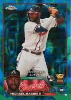 2023 Topps Chrome Update #USC153 Michael Harris II Blue/Green Lava Lamp Refractor Baseball Card