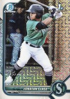 2022 Bowman Mega Box Chrome #118 Jonatan Clase Baseball Card