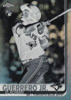 2019 Topps Chrome #201 Vladimir Guerrero Jr. Negative Refractor Baseball Card