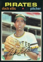 1971 Topps #2 Dock Ellis Baseball Card