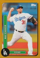 2021 Topps Brooklyn Collection #41 Max Scherzer Gold Baseball Card