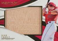 2018 Panini Immaculate Jumbo Bats #JBMT Mike Trout Baseball Card