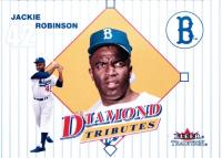 2001 Fleer Diamond Tributes #1 Jackie Robinson Baseball Card