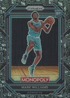 2022 Panini Prizm Monopoly #12 Mark Williams Monopoly Black Basketball Card