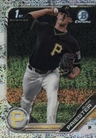 2019 Bowman Draft #BDC44 Quinn Priester Chrome-Sparkle Refractor Baseball Card
