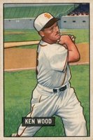 1951 Bowman #209 Ken Wood Baseball Card