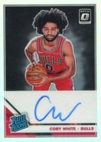 2019 Panini Donruss Optic #180 Coby White Autograph-Holo Basketball Card