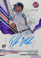 2024 Topps Pristine Pristine Autographs #PAPM Parker Meadows Purple Pristine Baseball Card