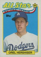 1989 Topps #394 Orel Hershiser All-Star Baseball Card