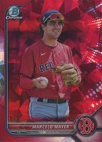 2022 Bowman Chrome Sapphire Edition Prospects #BCP237 Marcelo Mayer SP-Red Baseball Card