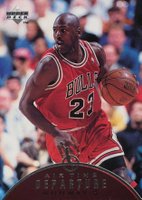 1997 Upper Deck Jordan Air Time #AT6 Michael Jordan Basketball Card