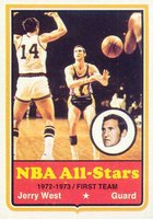 1973 Topps #100 Jerry West Basketball Card