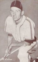1947 Exhibits 1947-66 # Al Kaline Kneeling Baseball Card