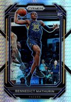 2022 Panini Prizm #254 Bennedict Mathurin Hyper Prizm Basketball Card