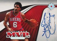 2004 Ultimate Collection MVP Autograph #MVPJE Julius Erving Basketball Card
