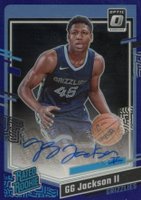 2023 Panini Donruss Optic #260 G.G. Jackson Signature-Purple Basketball Card