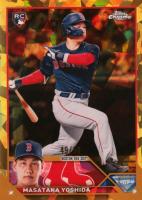2023 Topps Chrome Sapphire #471 Masataka Yoshida Gold Baseball Card