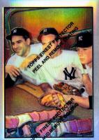 1997 Topps Mantle Finest #21 1953 Bowman Reprint Refractor,w/Coating Baseball Card