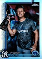 2025 Topps Chrome #110 Gerrit Cole Variation Baseball Card