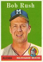 1958 Topps #313 Bob Rush Baseball Card