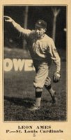 1916 Sporting News #5 Leon Ames Blank Back Baseball Card