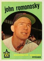 1959 Topps #267 John Romonosky Baseball Card