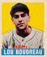 1948 Leaf #106 Lou Boudreau Baseball Card
